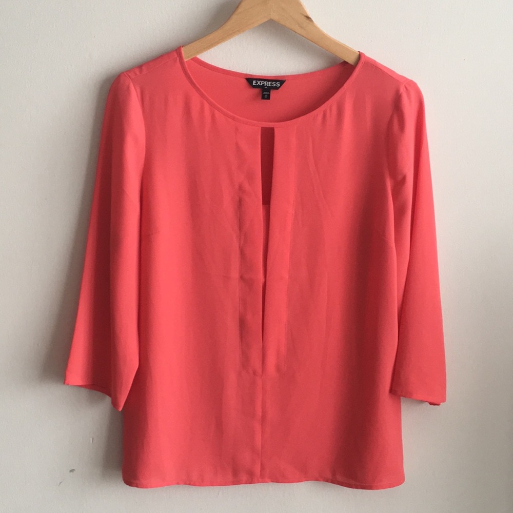 Express Factory Outlet 3/4 Length Sleeve Shirt
